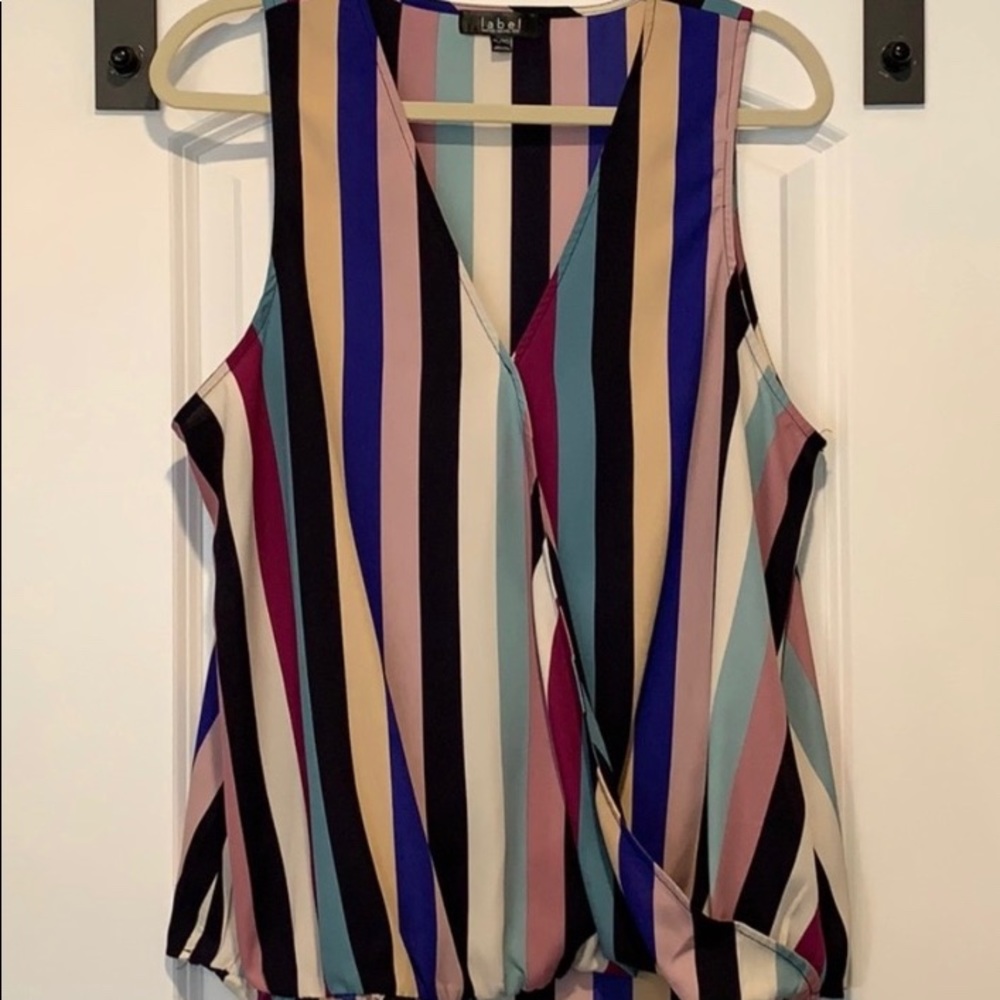 Stripe Blouse Tank